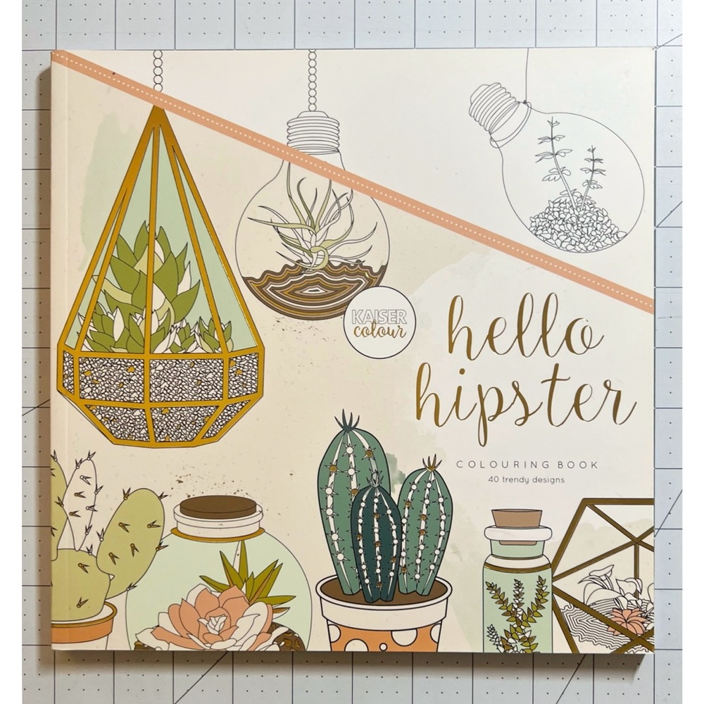 ⛔️ SOLD ⛔️ NEW Hello Hipster Adult Coloring Book